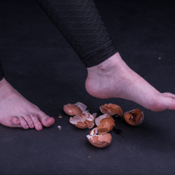 Walking on Egg Shells - 50mm, f/8, ISO 100, 1/250s, Flash